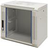 19Power - Armadio per server rack con sportello in vetro, misure: larghezza 600 x profondità 450 x altezza 635 mm, colore: Bianco