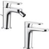 Nobili rubinetteria - Set lavabo bidet Yoyo a risparmio energetico - YOE126118/3CR