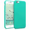 kwmobile Custodia Compatibile con Apple iPhone 6 / 6S Cover - Back Case per Smartphone in Silicone TPU - Protezione Gommata - turchese neon