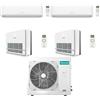 Hisense Climatizzatore Condizionatore Hisense Console R32 Quadri Split Hi comfort + Console Inverter 9000 + 9000 + 12000 + 18000 BTU con U.E. 4AMW105U4RAA NOVITÁ Classe A++/A+