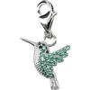 Depesche 11785-108 Charms Express yourself - ciondolo per collane e bracciali, colibrì argentato, placcato argento, come piccolo regalo