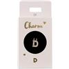 Depesche 11834-004 Charm Lettera D, Pendente Placcato Oro per collane, bracciali e Orecchini, Ideale Come Piccolo Regalo, Multicolore, Normal