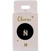 Depesche 11834-014 Charm Lettera N, Pendente Placcato Oro per collane, bracciali e Orecchini, Ideale Come Piccolo Regalo