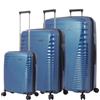 TOTTO - Set di valigie rigide - Traveler - Poseidon - Colore blu - Tre misure di valigie - Sistema espandibile - Sistema TSA - Fodera in poliestere, blu, TRAVEL