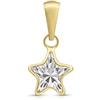 Amberta Allure Ciondolo in Oro 9 ct per Donna con Zircone: Ciondolo Stella Oro