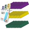 stedi Spugna abrasiva per modellismo Gundam Building, Hobby Model Tools Blocco di levigatura a mano impermeabile Wet Dry Riutilizzo da 400 a 1200 grana carta vetrata, 30 fogli