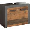 trendteam smart living Mobiletto da bagno Indy, 72 x 56 x 34 cm, in front Old Wood, corpo e sottovaso Matera con molto spazio