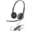Hp Cuffie Hp Poly Blackwire 3220 Usb-c per per dispositivi elettronici portatili/Pc con microfono Nero [8X228A6]