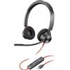 Hp Cuffie Hp Poly Blackwire 3320 Usb-c per Pc con microfono Nero [8X220AA]