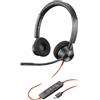 Hp Cuffie Hp Poly Blackwire 3320 Usb-c per Ufficio/Call Center con microfono Nero [8X219AA]