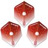 Unicorn Darts Elements Firestorm Ultrafly - Alette per Freccette, Unisex, 68961, Red, Big Wing