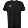 hummel Go 2.0 - Maglietta Sportiva da Uomo a Maniche Corte, per Fitness, Sport e Tempo Libero, in 100% Cotone Biologico, vestibilità Comoda, Tessuto Jersey Elasticizzato e Girocollo