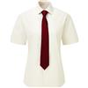 Caldene Competition - Camicia da Gara Finberry, da Donna, Beige (Cream Stripe), 12,5 Pollici (32 cm)