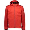 CMP 39A5027_C812_58, Giacca Softshell Light Uomo, Rosso