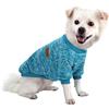 HuaLiSiJi Felpa con cappuccio per cani, maglione chihuahua, interno in pile, morbida e accogliente, colori vivaci, facile da indossare e togliere (blu, M)