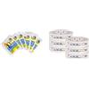 PENNELLIFICIO 2000 | Set da 6 Teli Copritutto da 16 MQ e 6 Nastri in Carta per Mascheratura e per Imbianchini da 24 mm x 45 m - Made in Italy