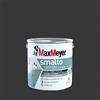 Maxmeyer Smalto All'Acqua Poliuretanico Satinato Nero 2 L