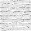BUVU Carta da parati da 53 x 1000 cm, in pietra bianca naturale, bella carta da parati elegante in stile loft, moderna effetto 3D, per soggiorno, camera da letto o cucina