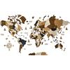 WoodLeo Mappa del mondo in legno,grande decorazione da parete in 3D,dimensioni (M & L & XL),idea regalo per ogni occasione,decorazione da parete per casa,cucina o ufficio