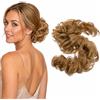CAISHA XXL Posticcio Capelli Elastici Acconciature Da Sposa Voluminoso Riccio Chignon Biondo HW12