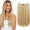 CAISHA 50cm 1 Trama Extension Con Elastico Extension Per Capelli Parrucchino Liscio Resistente Al Calore Fili Misti Biondi E107