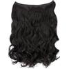 CAISHA 50cm 1 Trama Extension con Banda Elastica Extensions Per I Capelli Posticcio Ondulato Marrone Cioccolato E103-1