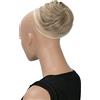 CAISHA Chignon Posticcio Treccia Hepburn-Bun Capelli Elastici Updo Biondo Mix DC17