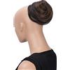 CAISHA Chignon Posticcio Treccia Hepburn-Bun Capelli Elastici Updo Marrone Mix DC24
