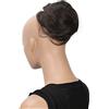 CAISHA Chignon Posticcio Treccia Hepburn-Bun Capelli Elastici Updo Marrone Cioccolato DC12