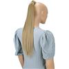 CAISHA 60cm Coda Capelli Hannah Con Chiusura Autoadesiva Capelli Extensions Finta Liscio Biondo Naturale HCK19