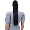 CAISHA 60cm Posticcio Per Capelli Hailey Con 2 Nastri Coda Di Cavallo Voluminoso Capelli Finti Liscio Nero Naturale HC14