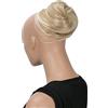 CAISHA Chignon Posticcio Treccia Hepburn-Bun Capelli Elastici Updo Biondo Chiaro Mix DC8