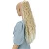 CAISHA 65cm Coda Capelli Hannah Con Chiusura Autoadesiva Capelli Extensions Finta Ondulato Biondo Mix HCW106