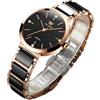 OLEVS Orologi da donna UK impermeabili al quarzo da donna in ceramica cinturino in acciaio inossidabile Montre Femme elegante regalo di compleanno per donne signore ragazze