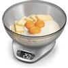 Tescoma 635910 Bilancia digitale da cucina con ciotola, pesa fino a 5.0 kg, misura g/ml, linea GrandCHEF