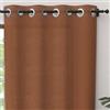 Soleil d'ocre, Tenda con occhielli puro Cotone 135x300 cm Panama Terra