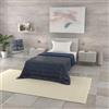 Italian Bed Linen Trapuntino Estivo Linea BASIC Made in Italy Copriletto Stampato in Morbida Microfibra - Trapunta Primavera Estate Mezza Stagione - Stars, Singolo 160x240cm