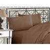 Elegant Comfort Lussuoso set di lenzuola 1500 in microfibra di qualità alberghiera, tre linee ricamate, morbide, 4 pezzi, resistente alle pieghe e allo sbiadimento, per letto matrimoniale/matrimoniale