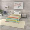 Italian Bed Linen Trapuntino Estivo Linea BASIC Made in Italy Copriletto Stampato in Morbida Microfibra - Trapunta Primavera Estate Mezza Stagione - Fez, Singolo 160x240cm