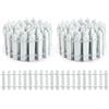 KATELUO Miniatura Decorazione, 2 PCS Accessori da Giardino in Miniatura, Accessori Casa Delle Bambole, per Decorare Mini Giardino per Casa Delle Bambole, Giardino Decorazione il Fai Da Te (Bianco)