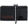 SanDsik Sandisk Ultra Dual USB Drive 3.0 64GB, Velocità di lettura fino a 150 MB/s, Nero