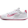 Nike W Vapor Lite 2 HC, Scarpe da Tennis Donna, White Aster Pink Hot Punch Crimson Tint, 37.5 EU