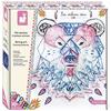 Janod - Scatola Artistica con Fili di Animali - Laboratori di Decorazione - Kit per Il Tempo Libero Creativo per Bambini - 5 Dipinti da Creare - Abilità motorie e concentrazione - dai 10 Anni, J07912