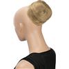 CAISHA by PRETTYSHOP Chignon Posticcio Treccia Hepburn-Bun Capelli Elastici Updo Biondo Naturale DC15
