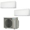 Daikin Climatizzatore BTU 5000+12000 CTXA15CW FTXA35CW 2MXM50A Dual Split Parete Stylish Bianco 5+12 R-32 WIFI Alexa Google