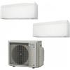 Daikin FTXA20CW FTXA42CW 2MXM50A Climatizzatore Dual Split Parete Stylish White/Bianco WIFI Bluevolution 7+15 Btu R-32