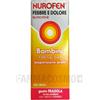 RECKITT BENCKISER Nurofen febbre e dolore bambini 100 mg/5 ml - analgesico antinfiammatorio 150 ml gusto Fragola