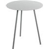 HAKU Möbel Tavolino grigio, metallo - Dim. A 45 cm x Ø 40 cm, Stile Moderno