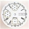 Quadrante chrono VALJOUX 7750 daydate ore 3 diametro 31,00 mm cifre romane