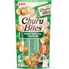 INABA Churu Bites Bocconcini di Pollo con Cuore di Tonno - 1 Pack (3 Stick x 10gr) - Snack per Gatti Morbido e Cremoso - Cibo per Gatti Senza Conservanti o Coloranti Artificiali, Grain-Free